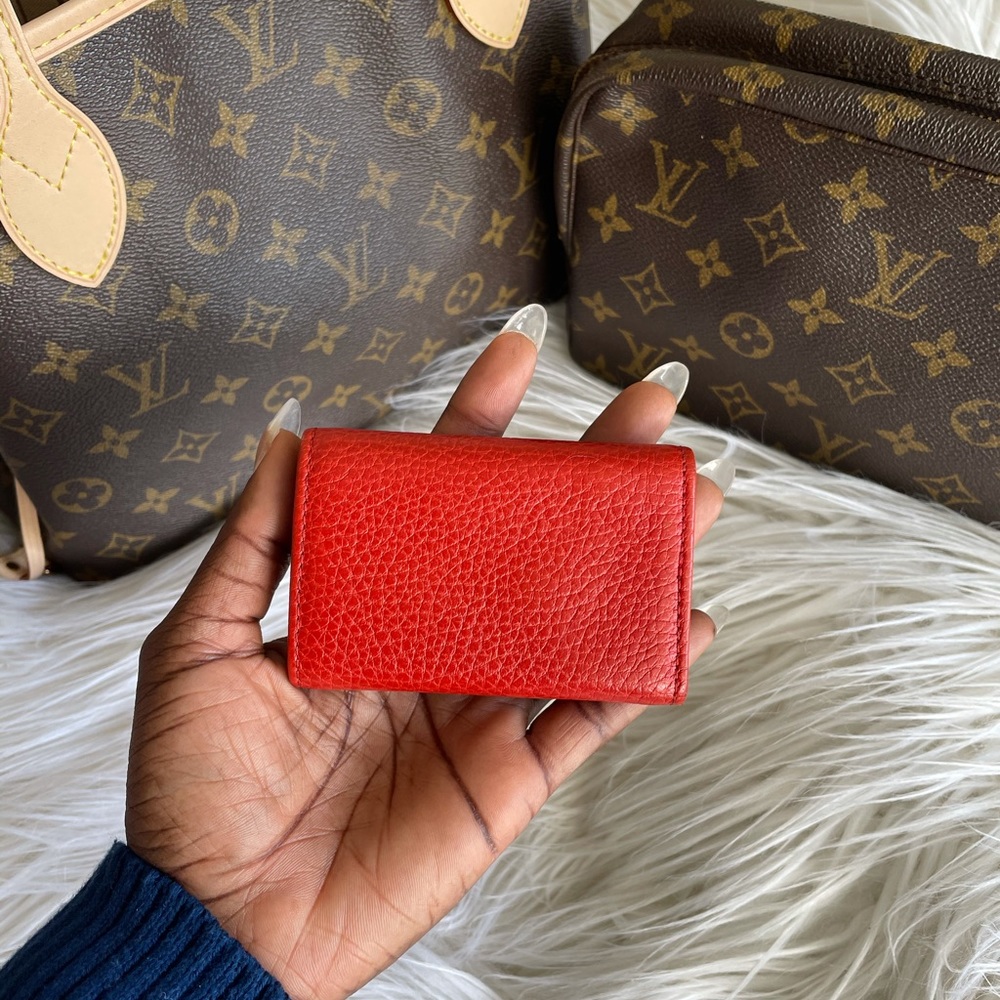 Gucci Trademark Red Key Case & Card Holder - Picture 3 of 9